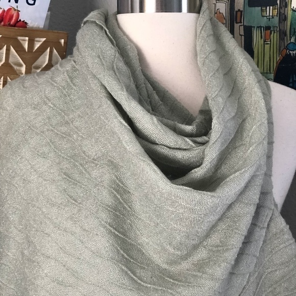 ECHO Textured Gauze Neutral Scarf - Picture 6 of 8